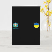Uefa Euro Ukraine' Karte (Gelbe Blume)
