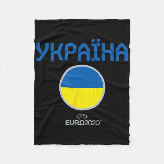 Uefa Euro Ukraine' Nation Fleecedecke (Vorderseite)