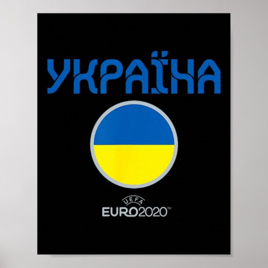 Uefa Euro Ukraine' Nation Poster (Vorne)