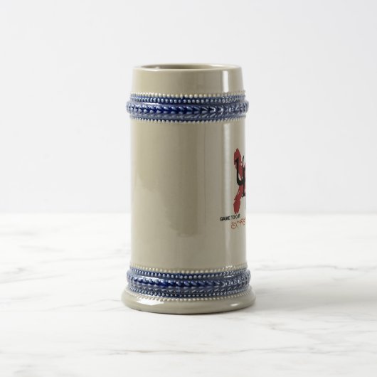 ueg Slogan Stein Bierglas (Mittel)