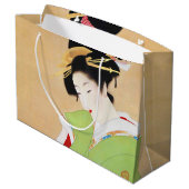 Uemura Schuhtasche Große Geschenktüte (Rückseite Schrägansicht)