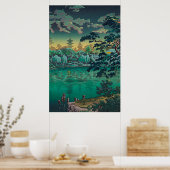 Ueno Shinobazu Pond von Tsuchiya Koitsu Poster (Küche)