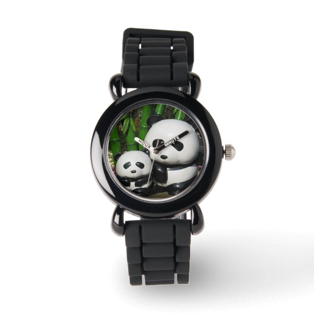 Ueno Zoo Panda Sign Armbanduhr (Vorderseite)