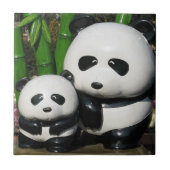 Ueno Zoo Panda Sign Fliese (Vorderseite)