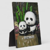 Ueno Zoo Panda Sign Fotoplatte (Seite)