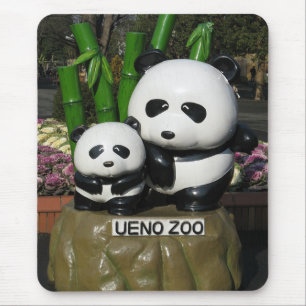 Ueno Zoo Panda Sign Mousepad
