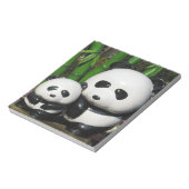 Ueno Zoo Panda Sign Notizblock (Rotiert)