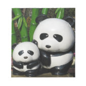 Ueno Zoo Panda Sign Notizblock (Vorderseite)