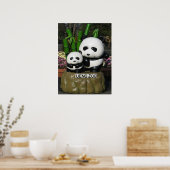 Ueno Zoo Panda Sign Poster (Küche)