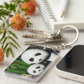 Ueno Zoo Panda Sign Schlüsselanhänger (Vorderseite rechts)