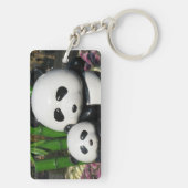 Ueno Zoo Panda Sign Schlüsselanhänger (Rückseite)
