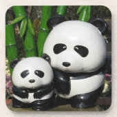 Ueno Zoo Panda Sign Untersetzer (Vorderseite)