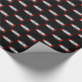 UEqualsU HIV Fakten nicht Angst Wissenschaft nicht Geschenkpapier (Ecke)