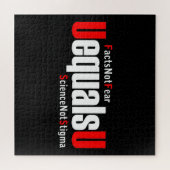 UEqualsU HIV Fakten nicht Angst Wissenschaft nicht Puzzle (Horizontal)