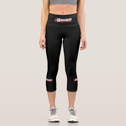 UEqualsU HIV Unnachweisbare nicht übertragbare Kun Capri Leggings (Vorderseite)