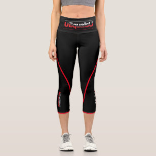 UEqualsU HIV Unnachweisbare Typografie Art Capri Leggings