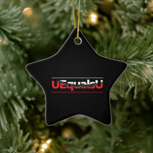 UEqualsU HIV Unnachweisbare Typografie Art Keramik Ornament