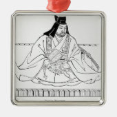 Uesugi Kenshin Silbernes Ornament (Vorne)