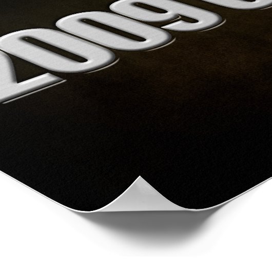 UF Black Championship Poster (Ecke)