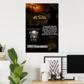 UF Black Championship Poster (Heimbüro)