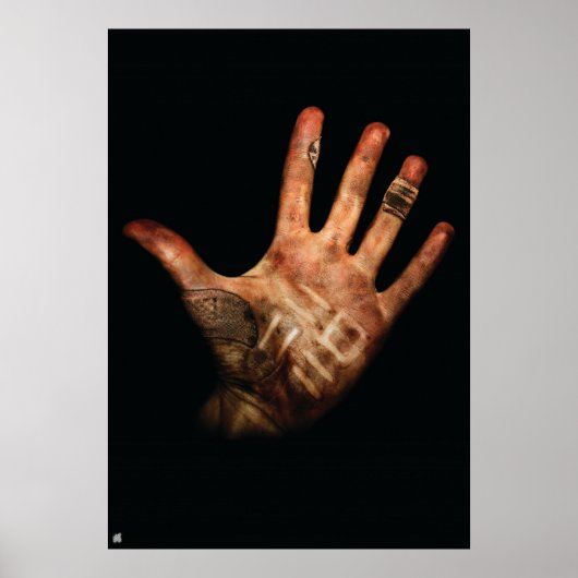 UF Dirt Hand Große Poster (Vorne)