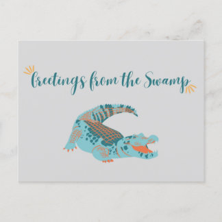 UF Postkarte// Grüße aus dem Sumpf Postkarte