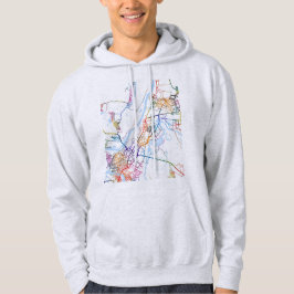 Ufa Russia City Map Hoodie