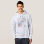 Ufa Russia City Map Hoodie (Vorne ganz)