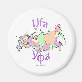 Ufa Russland Magnet (Vorne)