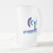 Ufaratzta Mattglas Bierglas (VorderseiteRechts)