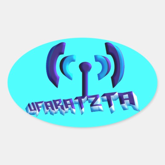 Ufaratzta Ovaler Aufkleber (Vorderseite)