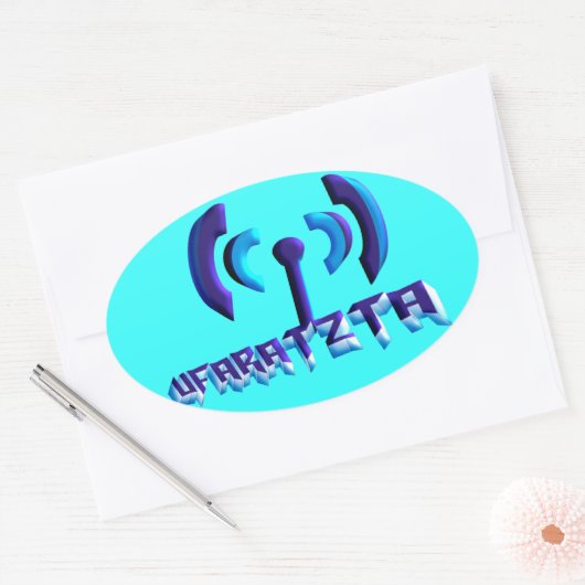 Ufaratzta Ovaler Aufkleber (Umschlag)