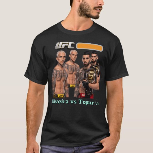 UFC 317, Oliveria vs Topuria T-Shirt (Vorderseite)