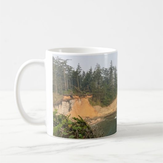 Ufer Acres Staat Park, Oregon Coast Kaffeetasse (Links)