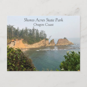 Ufer Acres Staat Park, Oregon Coast Postkarte