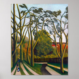 Ufer der Bièvre   Henri Rousseau   Poster