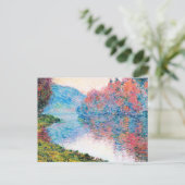 Ufer der Seine bei Jenfosse Postkarte (Stehend Vorderseite)