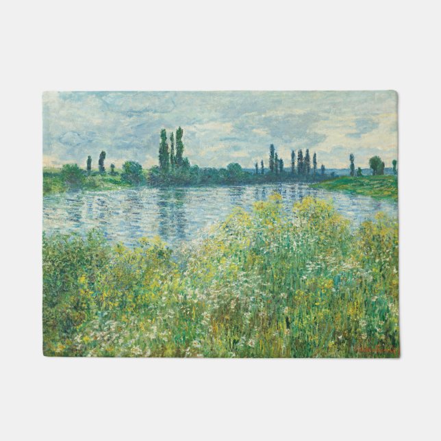 Ufer der Seine durch Monet Fußmatte (Vorderseite)