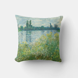 Ufer der Seine durch Monet Kissen