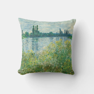 Ufer der Seine durch Monet Kissen