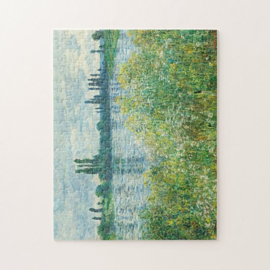 Ufer der Seine durch Monet Puzzle (Vertikal)