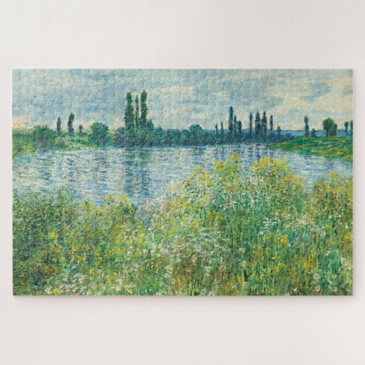 Ufer der Seine durch Monet Puzzle (Horizontal)