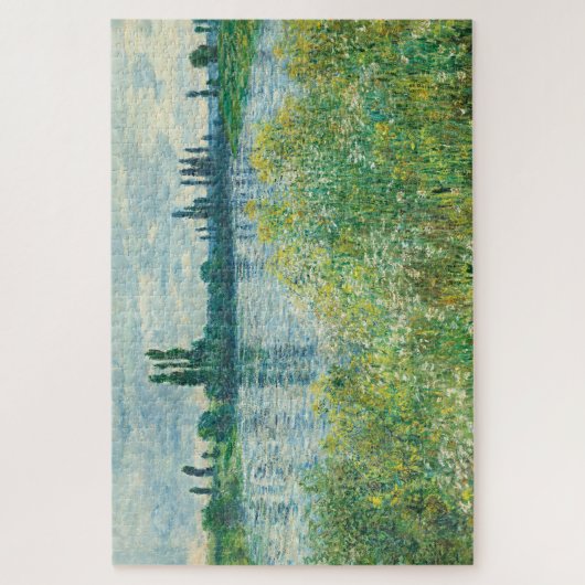 Ufer der Seine durch Monet Puzzle (Vertikal)
