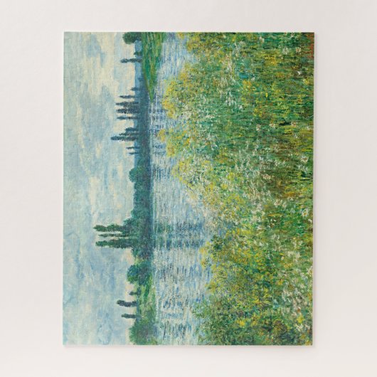Ufer der Seine durch Monet Puzzle (Vertikal)