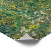 Ufer der Seine von Claude Monet Poster (Ecke)