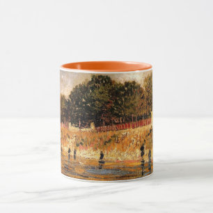 Ufer der Seine von Vincent van Gogh Tasse