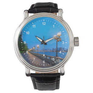 Ufer der Stadt Guangzhou Armbanduhr