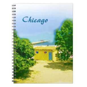 Ufer des Chicago Beach Notizblock