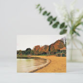 Ufer des Genfer Sees, Wisconsin Postkarte (Stehend Vorderseite)