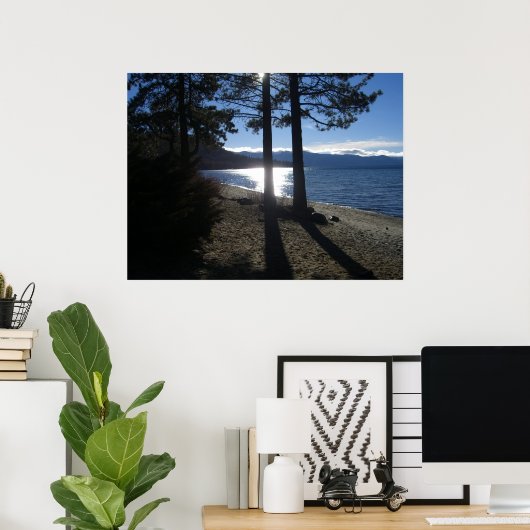 Ufer des Sees Poster (Heimbüro)